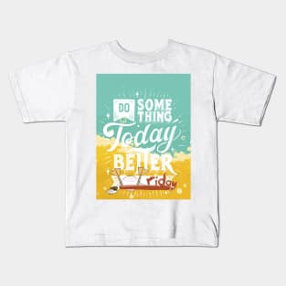 Friday party Doo Doo duck Kids T-Shirt